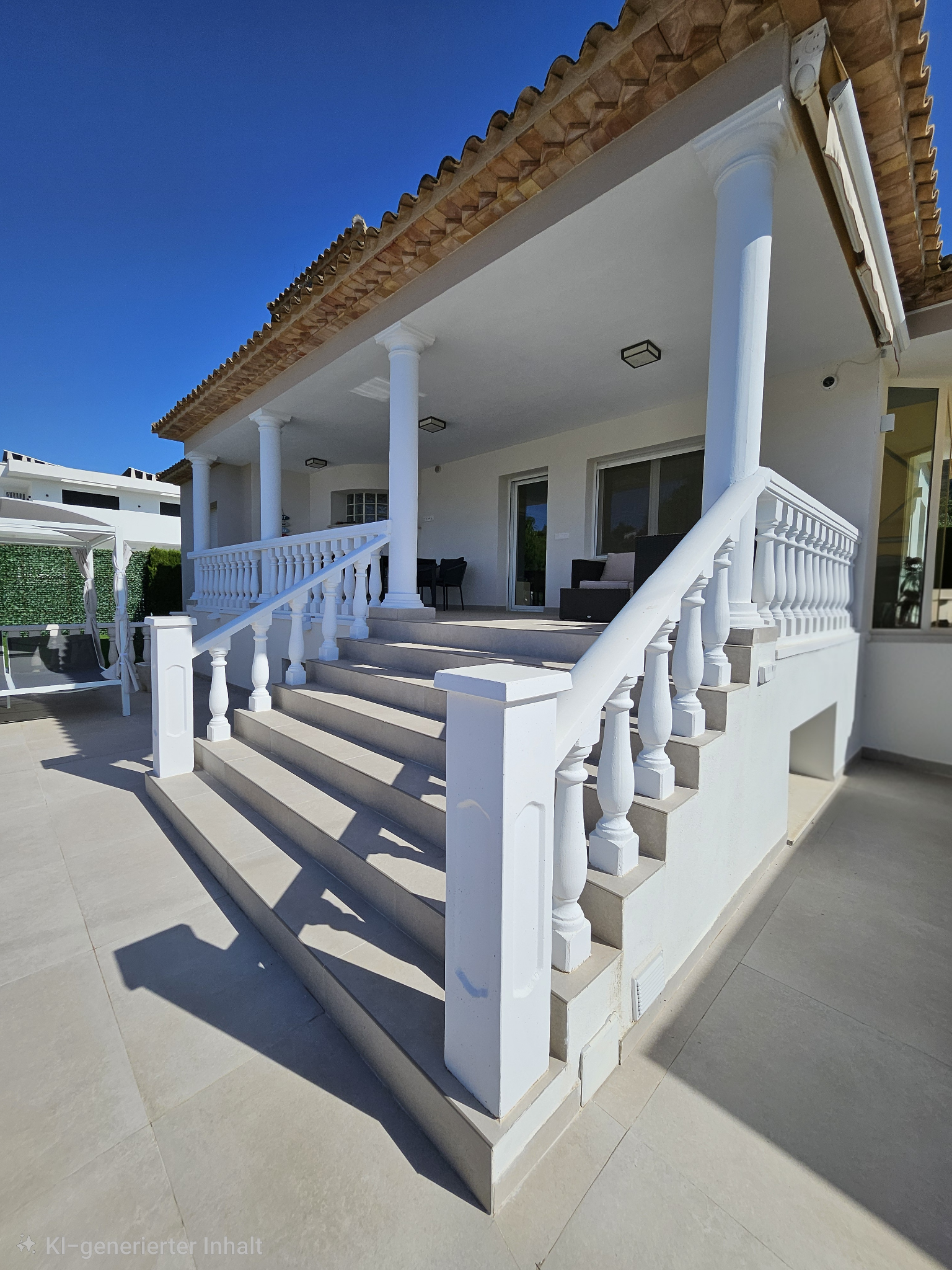 Treppe der Villa